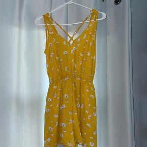 Sienna Sky Yellow Floral Romper